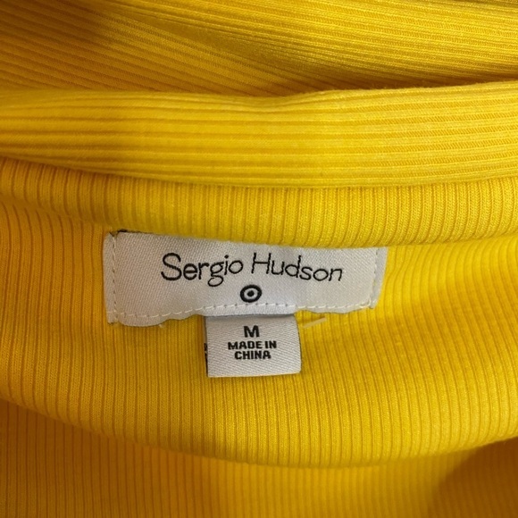 Sergio Hudson X Target Bright Yellow Off Shoulder Bodysuit - Picture 3 of 8